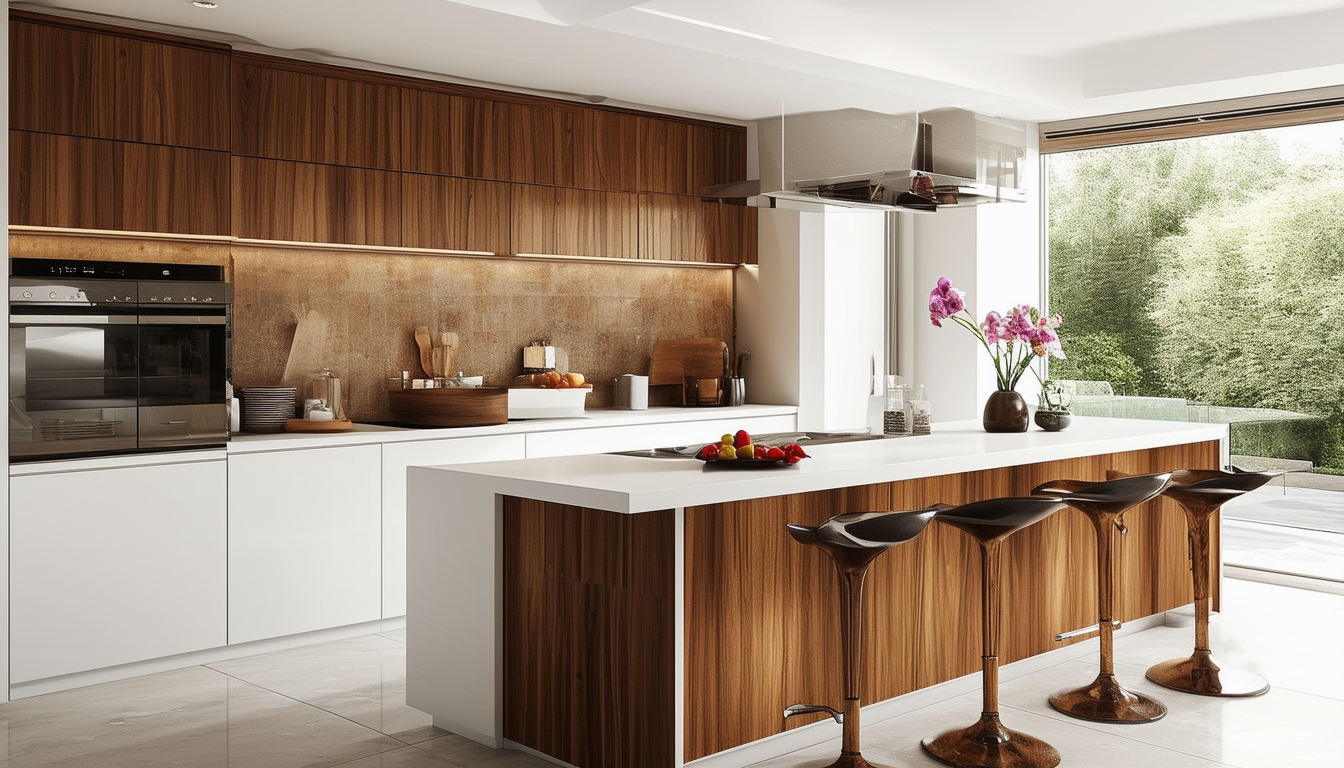 découvrez comment harmoniser une cuisine blanche et bois avec un îlot central qui devient le véritable cœur de votre espace. appréciez le mélange élégant de design moderne et de chaleur naturelle pour une cuisine à la fois fonctionnelle et accueillante.