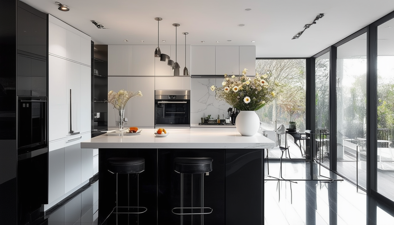 découvrez comment la cuisine blanche et noire allie élégance et modernité. explorez des idées de design pour créer une atmosphère intemporelle dans votre intérieur.