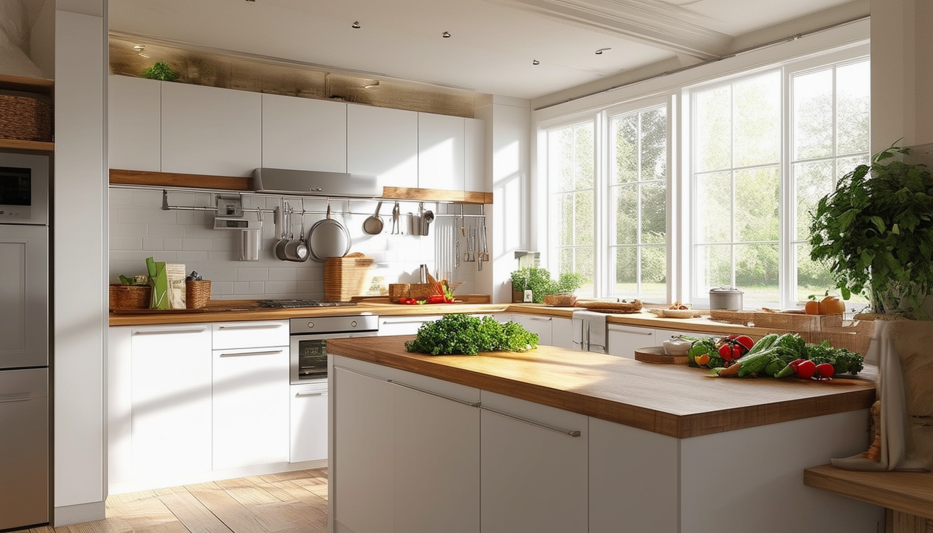 découvrez comment associer une cuisine blanche élégante avec un plan de travail en bois chaleureux. ce mariage harmonieux allie modernité et tradition, offrant un espace gourmet à la fois esthétique et fonctionnel. inspirez-vous de nos idées pour transformer votre cuisine en un lieu convivial et lumineux.