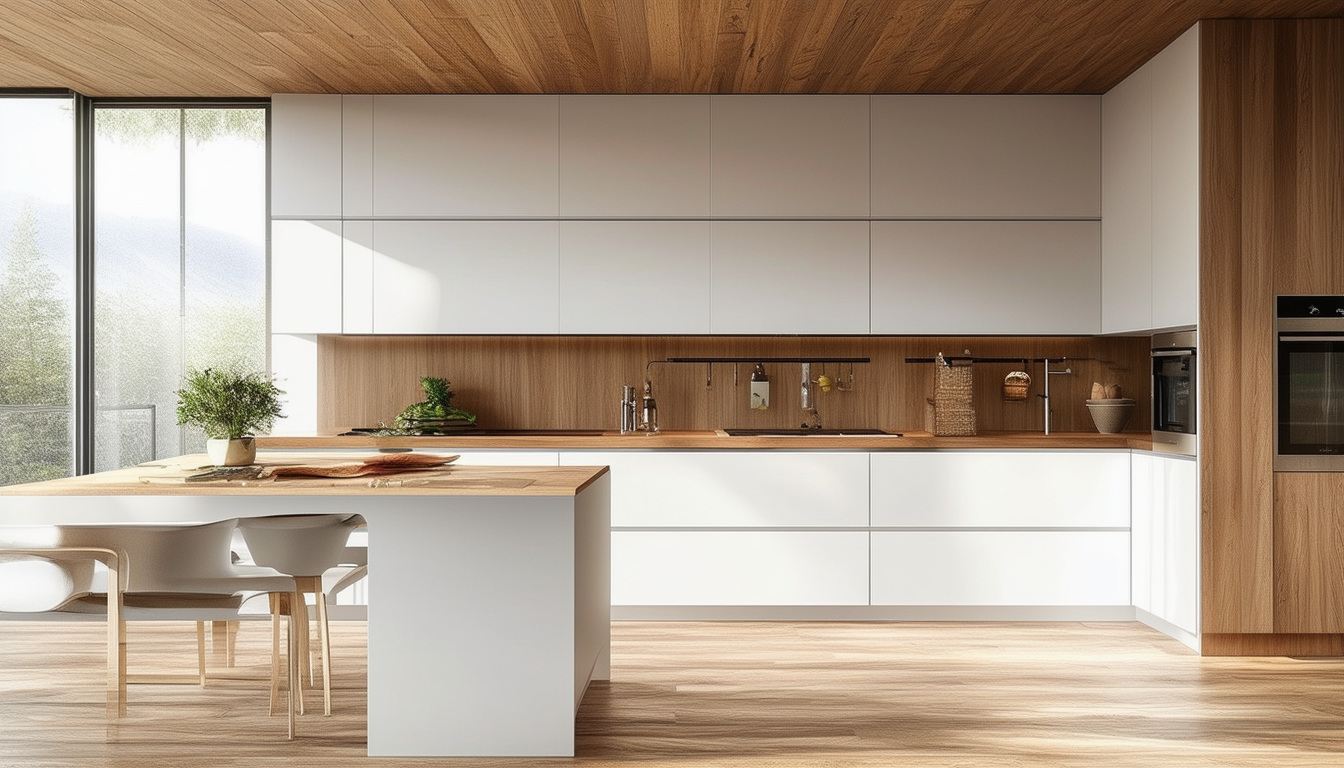 découvrez comment harmoniser modernité et chaleur dans votre intérieur avec une cuisine blanche mate et bois. cette alliance parfaite apportera une touche élégante et conviviale à votre espace culinaire.