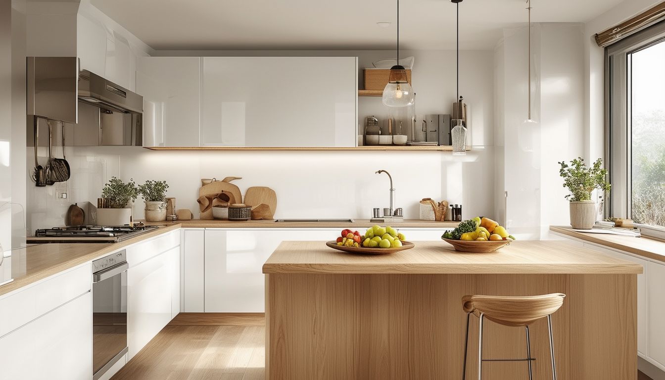 découvrez des idées inspirantes pour aménager une petite cuisine alliant élégance et fonctionnalité, avec une palette de couleurs blanches et des accents en bois. transformez votre espace avec des astuces pratiques et des styles modernes qui maximisent la lumière et la convivialité.