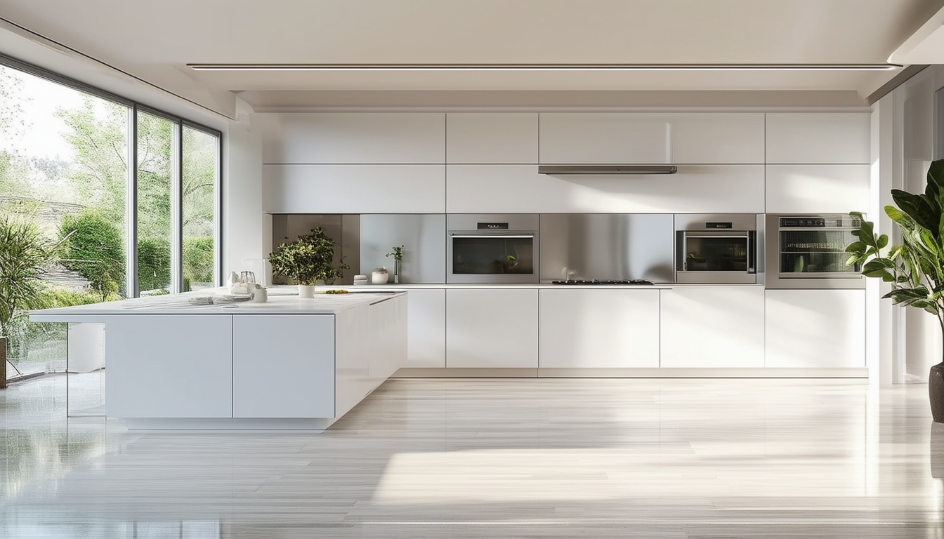 découvrez comment une cuisine blanche moderne peut transformer votre espace en un lieu lumineux et épuré. inspirez-vous des tendances actuelles pour aménager une cuisine à la fois fonctionnelle et esthétique.