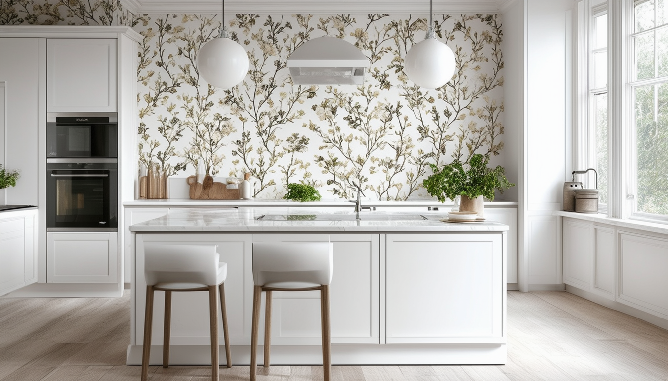 découvrez comment transformer votre cuisine blanche avec notre sélection de papiers peints inspirants. idées et conseils pour ajouter du style et de la personnalité à votre espace culinaire.