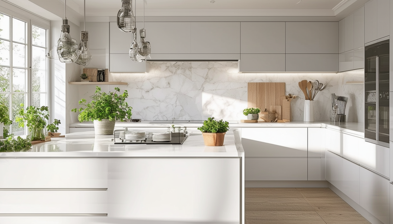 découvrez des inspirations et idées déco pour votre plan de travail de cuisine blanche. transformez votre espace avec des astuces design et des conseils pratiques pour allier esthétique et fonctionnalité dans votre cuisine.