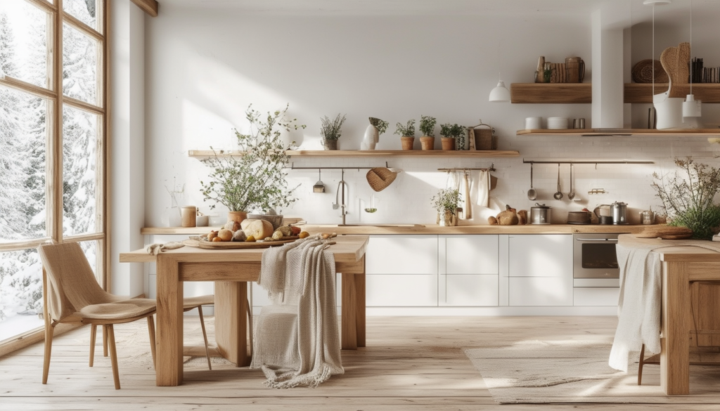 découvrez comment la scandinavie allie élégance et chaleur dans la cuisine grâce à l'harmonie parfaite entre le blanc pur et le bois naturel. explorez des idées inspirantes pour aménager votre espace culinaire dans un style nordique apaisant.